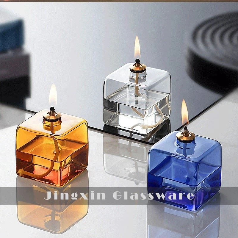 Glass Oil Burner With Wick factory